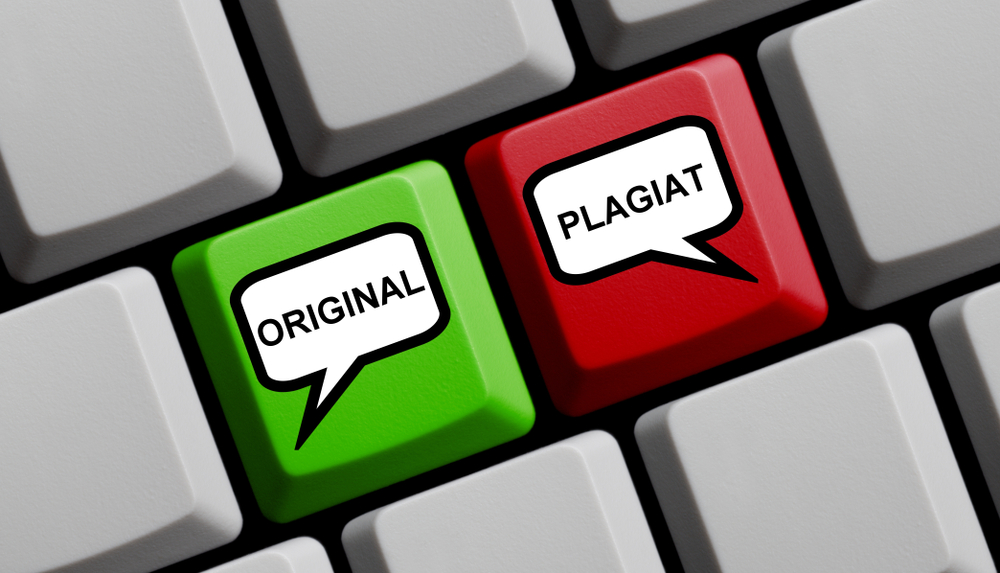 clavier avec plagiat et original