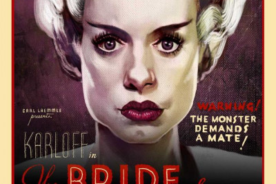 Affiche la fiancée de Frankenstein