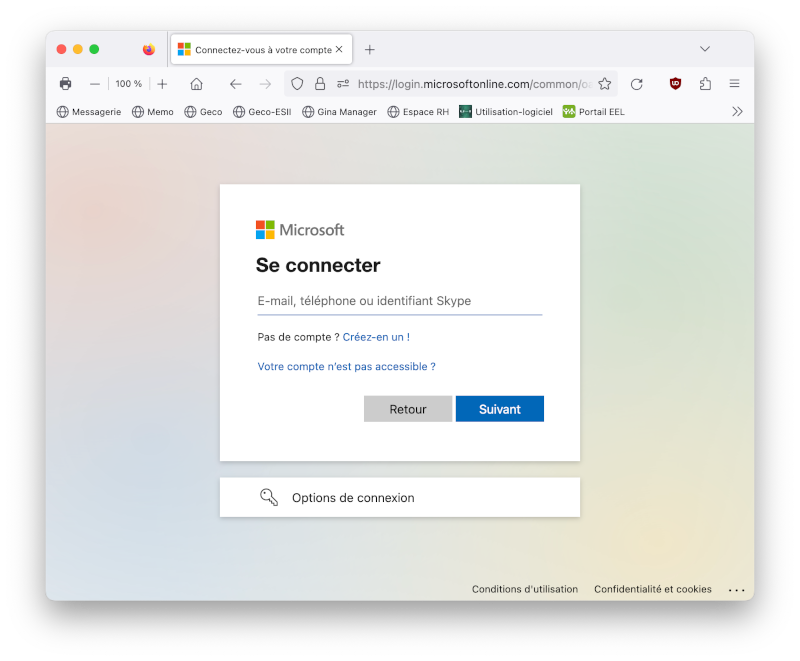 Login Office 365